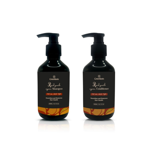 20.2 Oz GreenLusts Rapid Growth Shampoo and Conditioner Combo - Hair growth and dandruff control