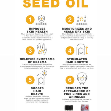 Black Seed Oil – Pure, Cold-Pressed 8 Oz