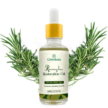 Greenlusts Rosemary Hair Restoration Natural Hair Growth and Dandruff Oil 2.7 Oz