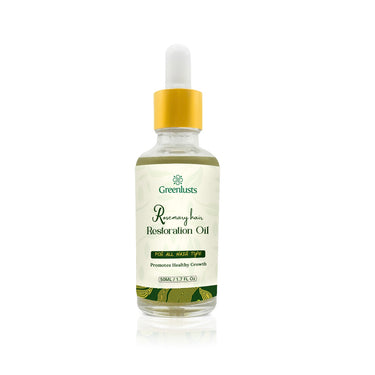 2.7 Oz GreenLusts Rosemary Hair Restoration Oil - Natural hair growth and dandruff solution