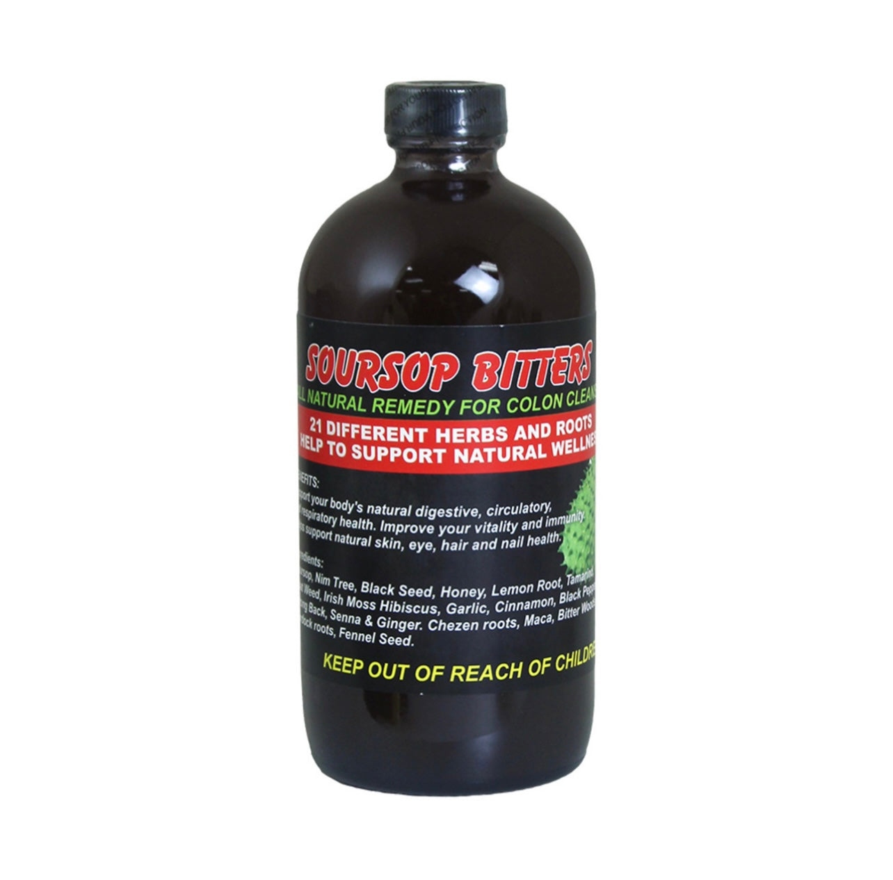 16 Oz Soursop Bitters Liquid - Natural wellness and immune support